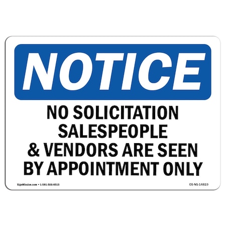 OSHA Notice, 12 Height, 18 Width, Rigid Plastic